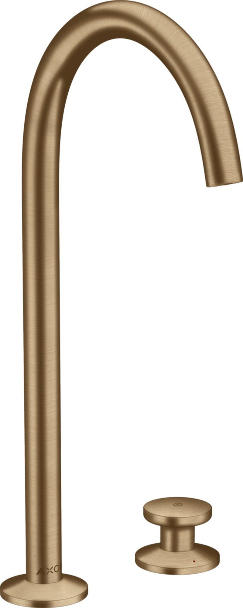 Axor One umývadlová batéria stojanková mosadzná/antický bronz 48060140