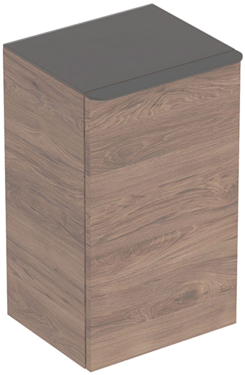 Geberit Smyle Square skrinka 36x32.6x60 cm bočné závesné orech 500.359.JR.1