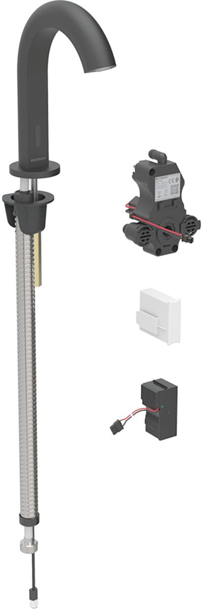 Geberit Piave umývadlová batéria stojanková elektronická čierna 116.181.14.1