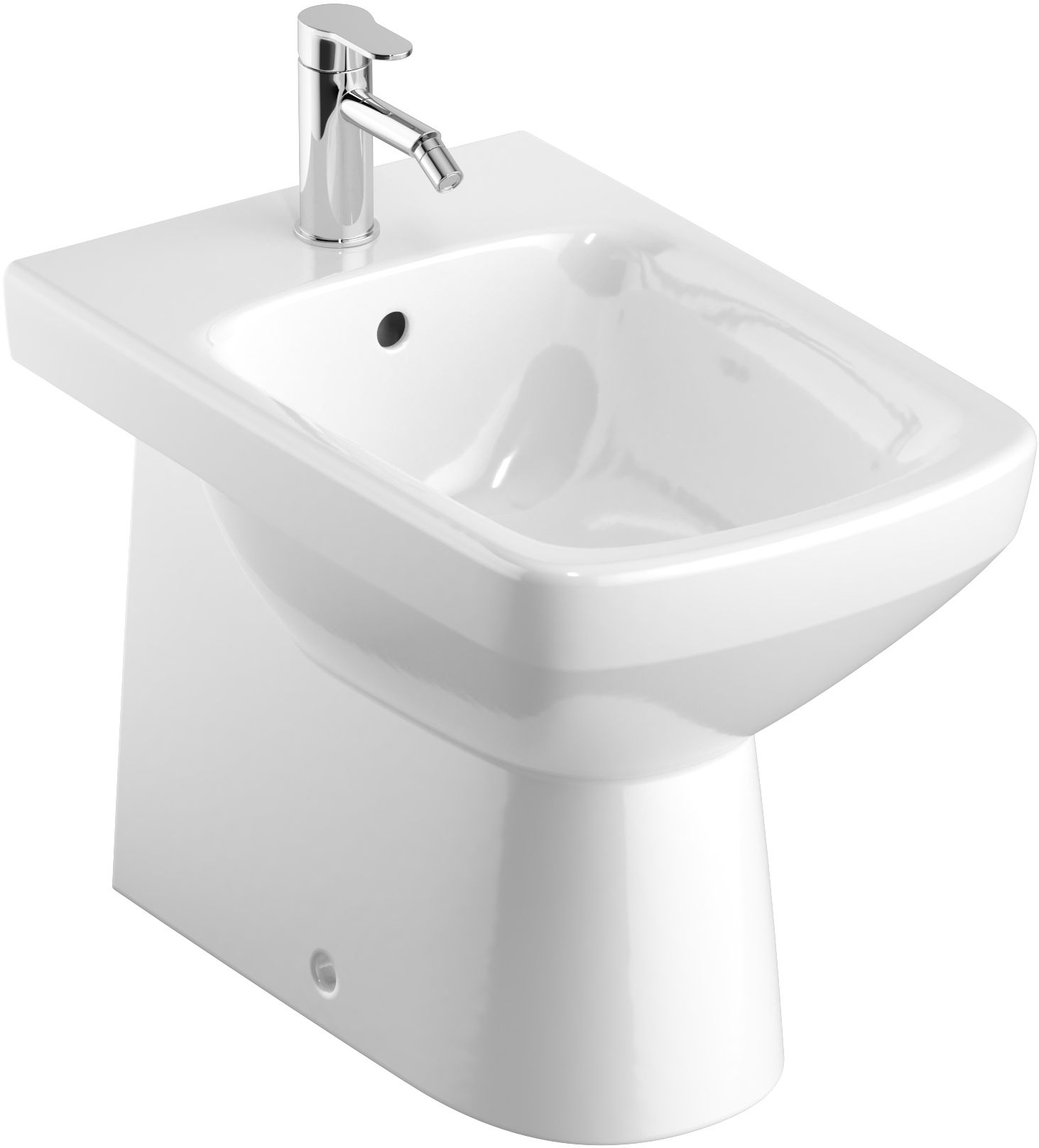 Geberit Selnova Square bidet stojace biela 500.483.01.7