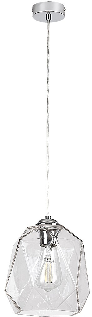 Rabalux Shivani závesné svietidlo 1x40 W chrómová-priehľadná 72012