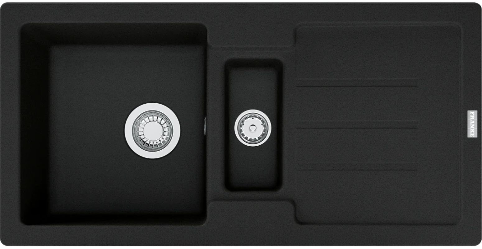 Franke Strada granitový drez 86x43.5 cm čierna 114.0676.322