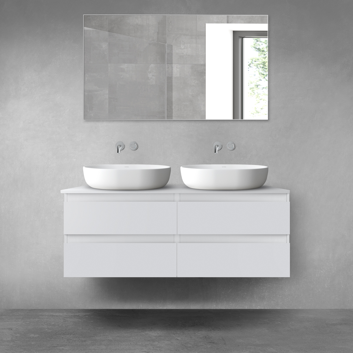 Súprava skrinka Oltens Vernal 60000700, doska na skrinku Oltens Vernal 63007700