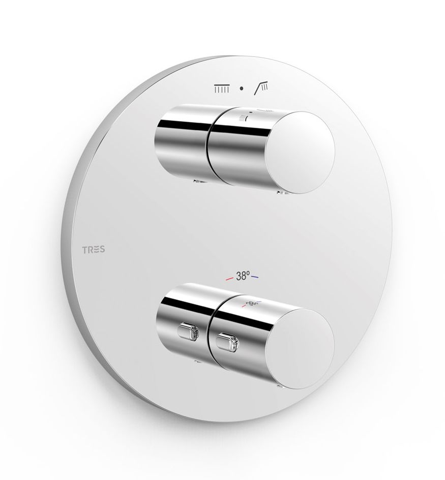 Tres Therm-Box vaňová/sprchová batéria podomietková s termostatom chrómová 26225001