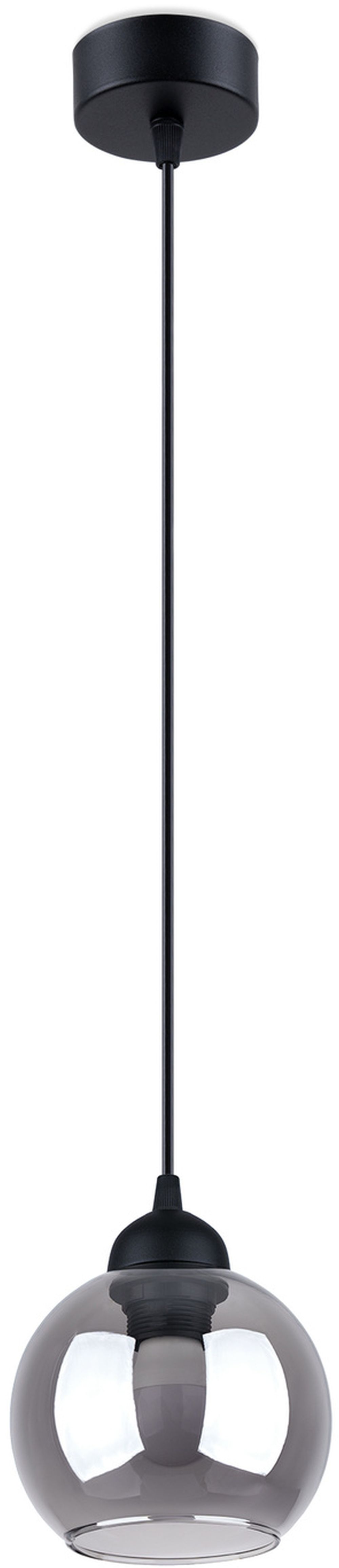 Sollux Lighting Alino závesné svietidlo 1x60 W čierna SL.1141