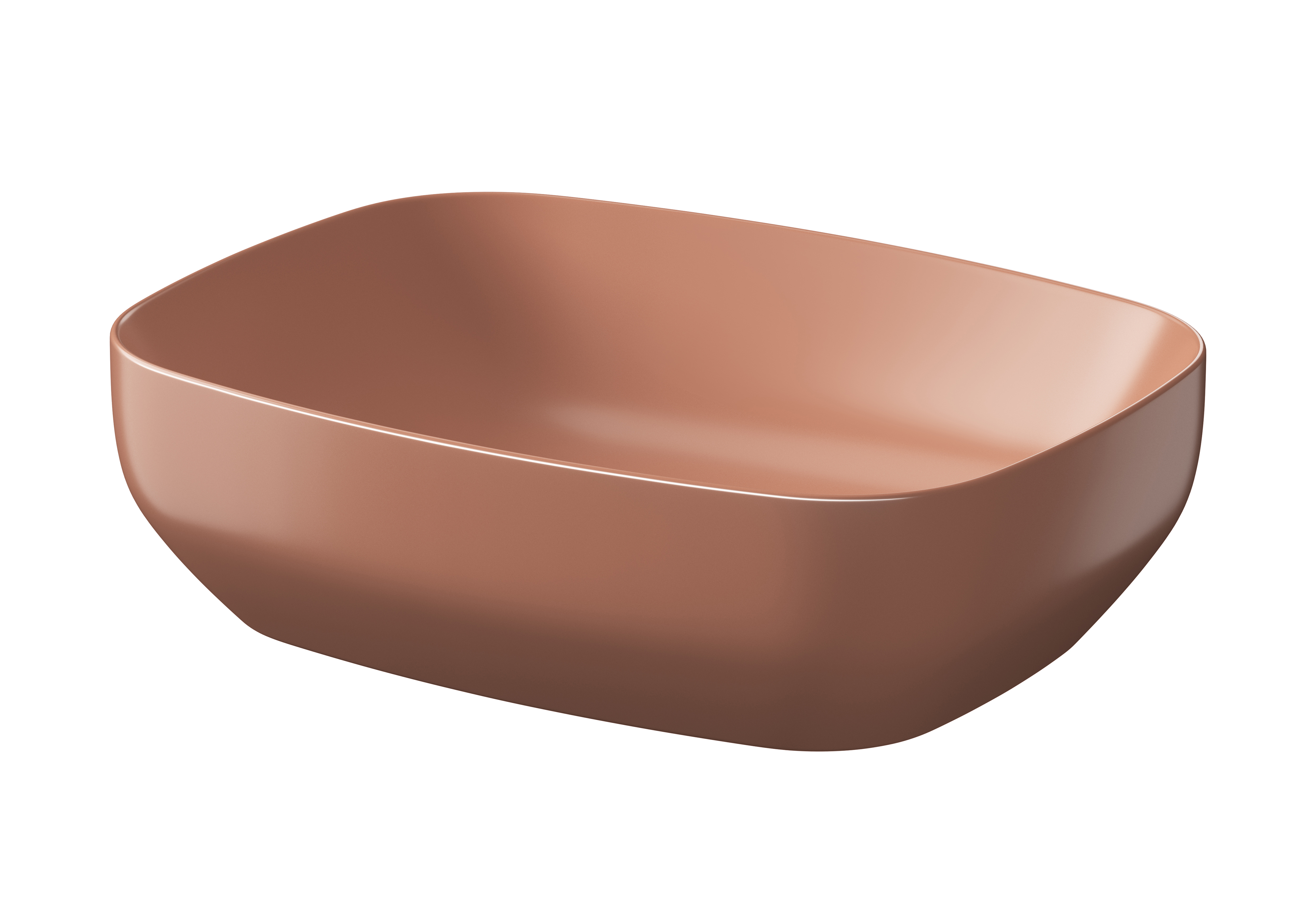 Cersanit Larga umývadlo 50x38.5 cm obdĺžnik pultové umývadlo K677-066