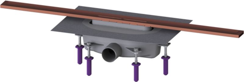 Kessel Linearis Infinity sprchový odtok 80 cm meď 45203.08