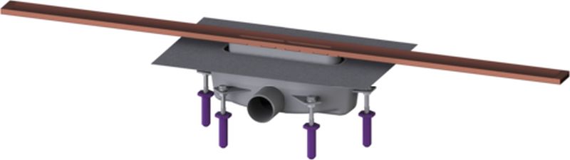 Kessel Linearis Infinity sprchový odtok 100 cm meď 45203.10