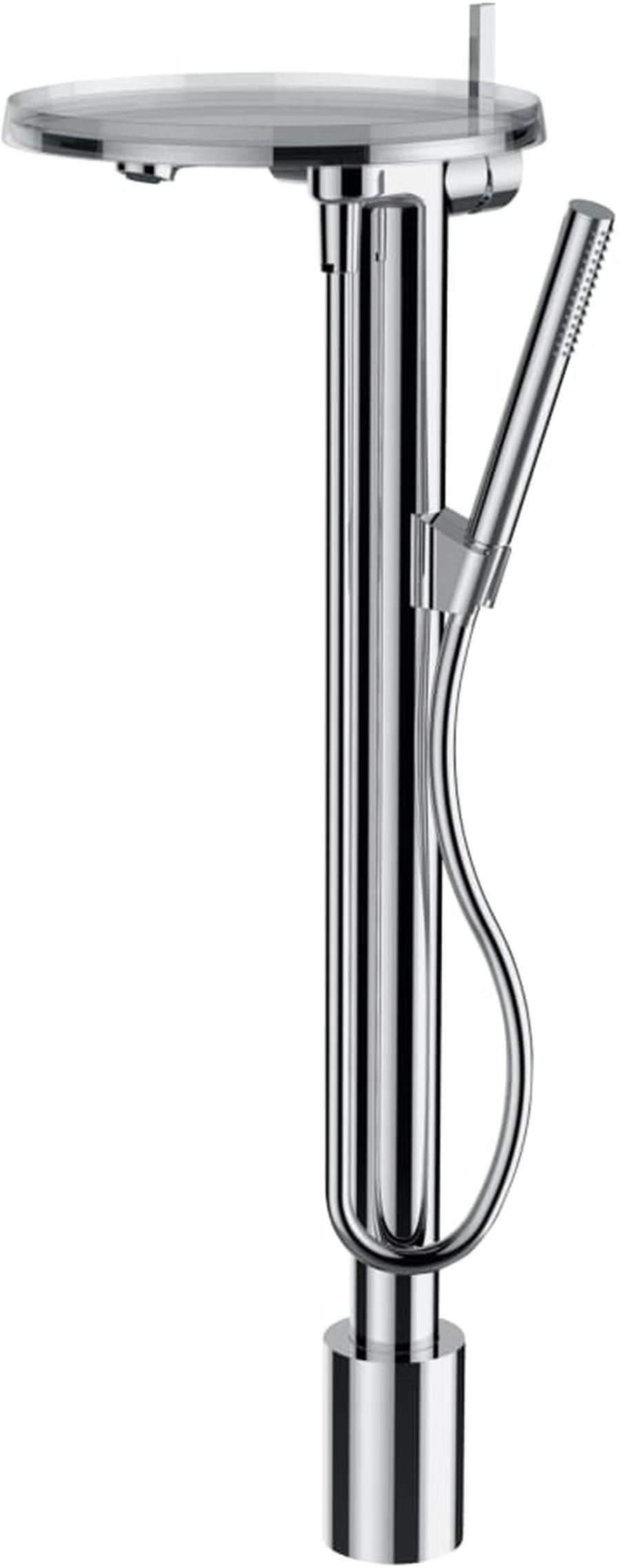 Laufen Kartell vaňová/sprchová batéria voľne stojaca chrómová H3213310041211