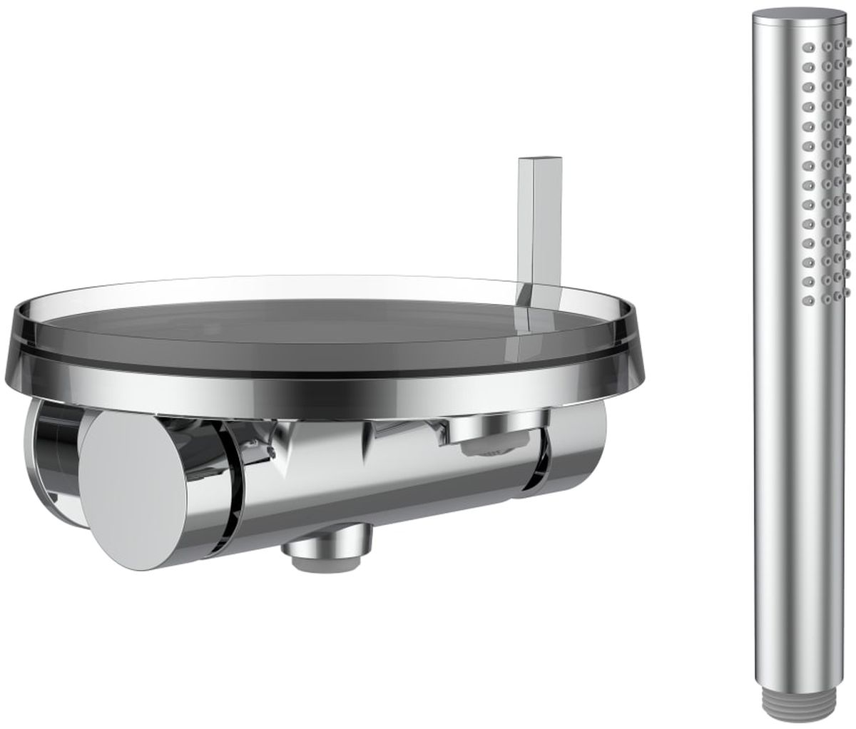 Laufen Kartell vaňová/sprchová batéria podomietková chrómová H3213390041411