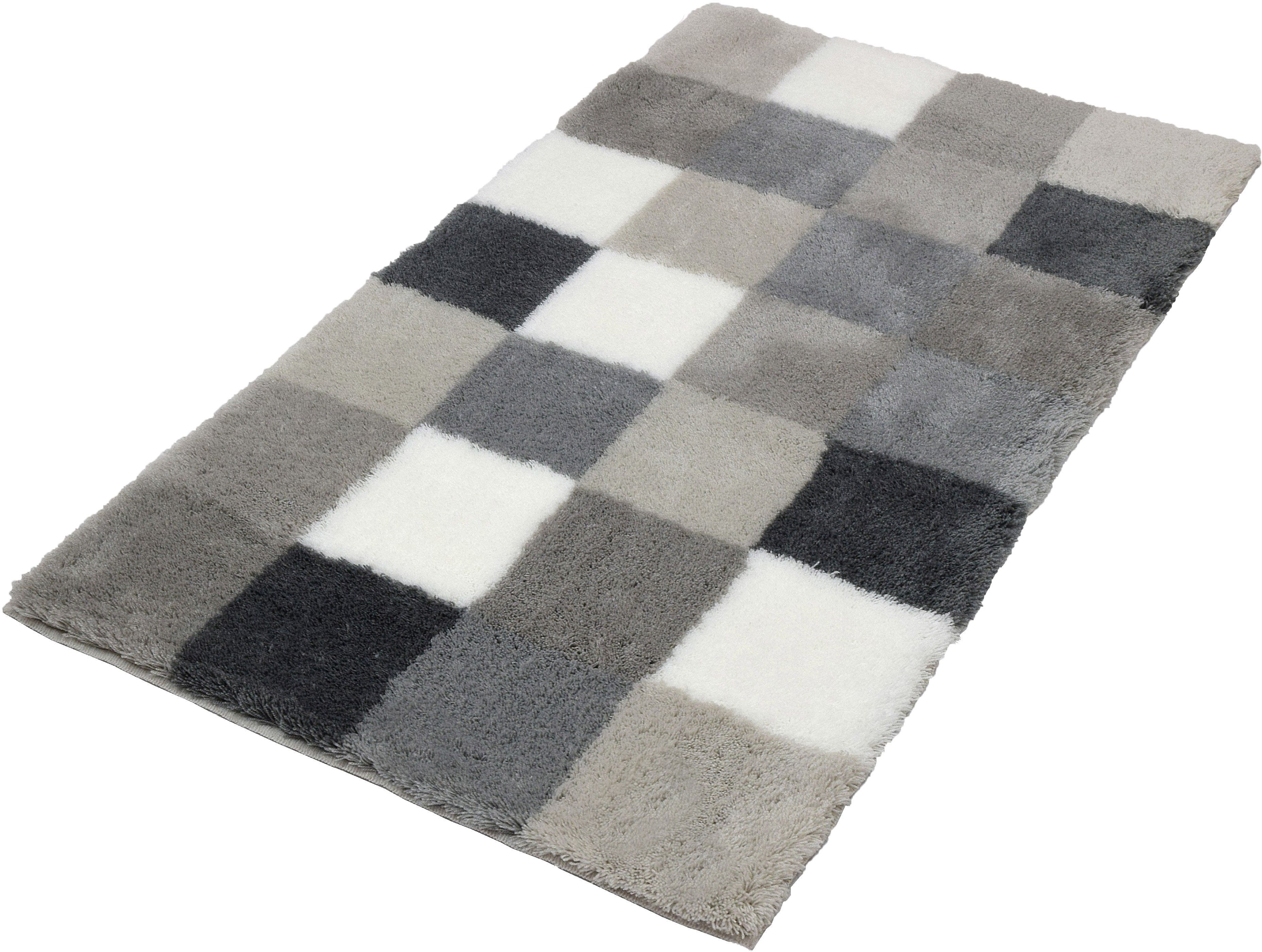 Kleine Wolke Caro koberček do kúpeľne 105x60 cm obdĺžnik sivá 5426179382