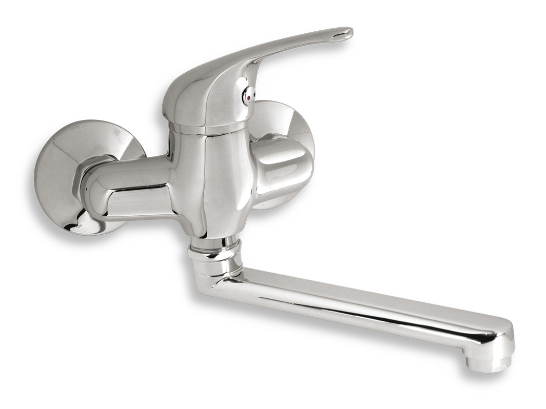 Novaservis Titania Iris kuchynská batéria nástenná chrómová 92077,0