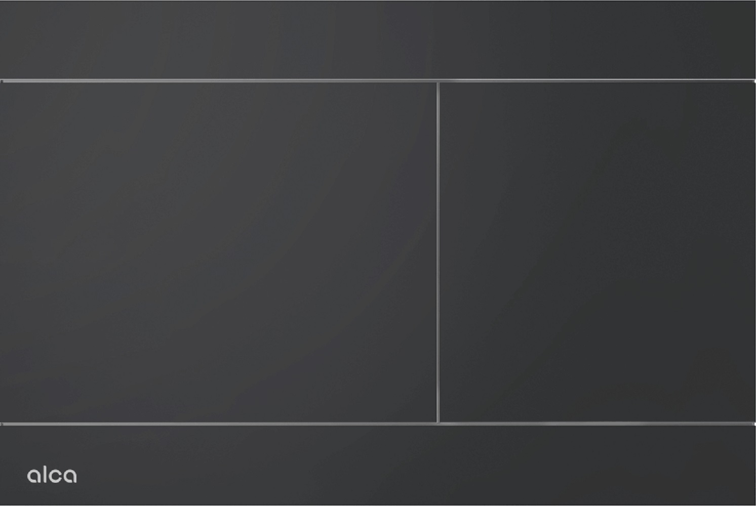 Alca Flat splachovacie tlačidlo do toalety čierna FUN-BLACK