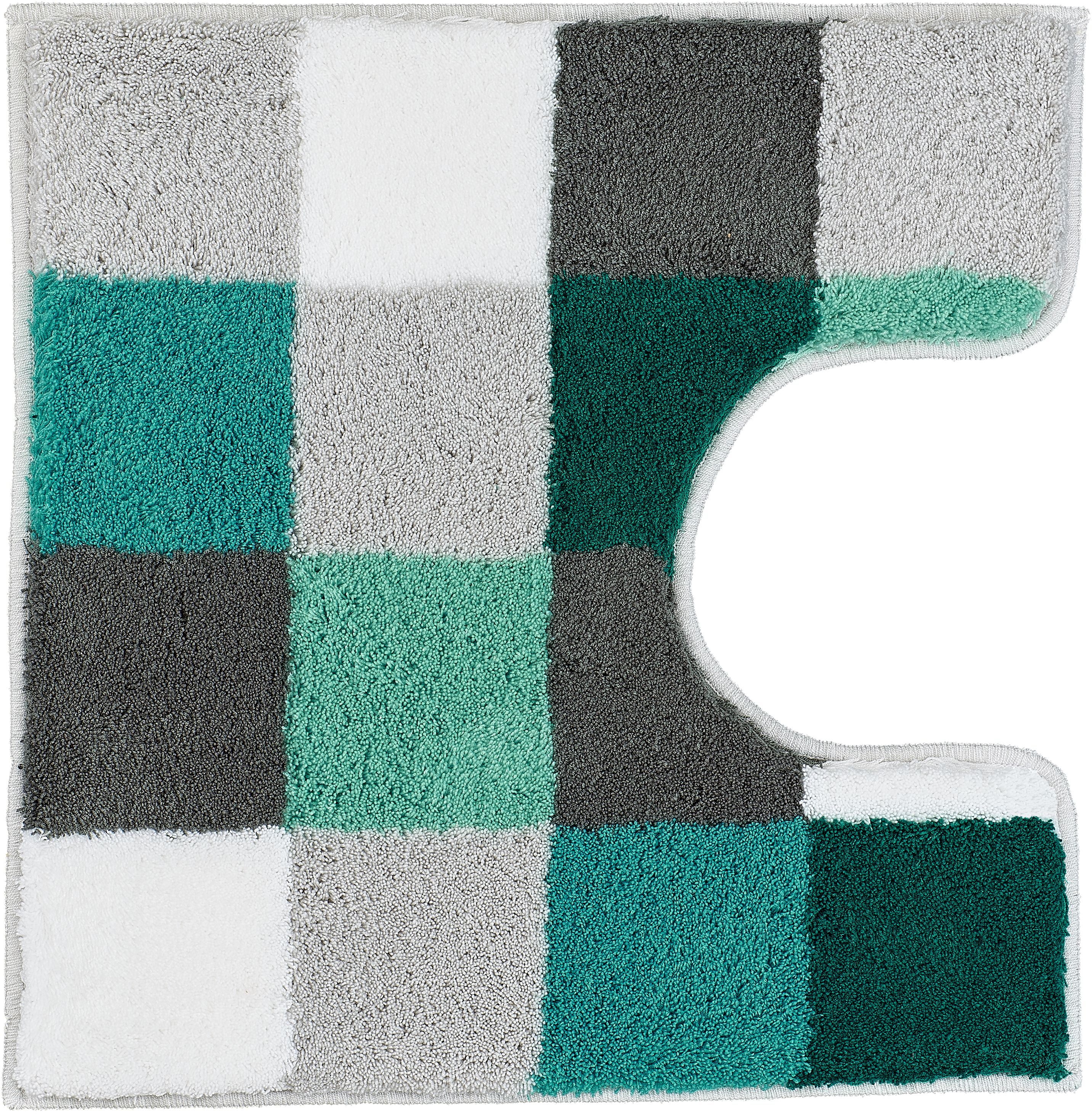 Kleine Wolke Caro koberček do kúpeľne 55x55 cm pod záchodom mix farieb 5426675129