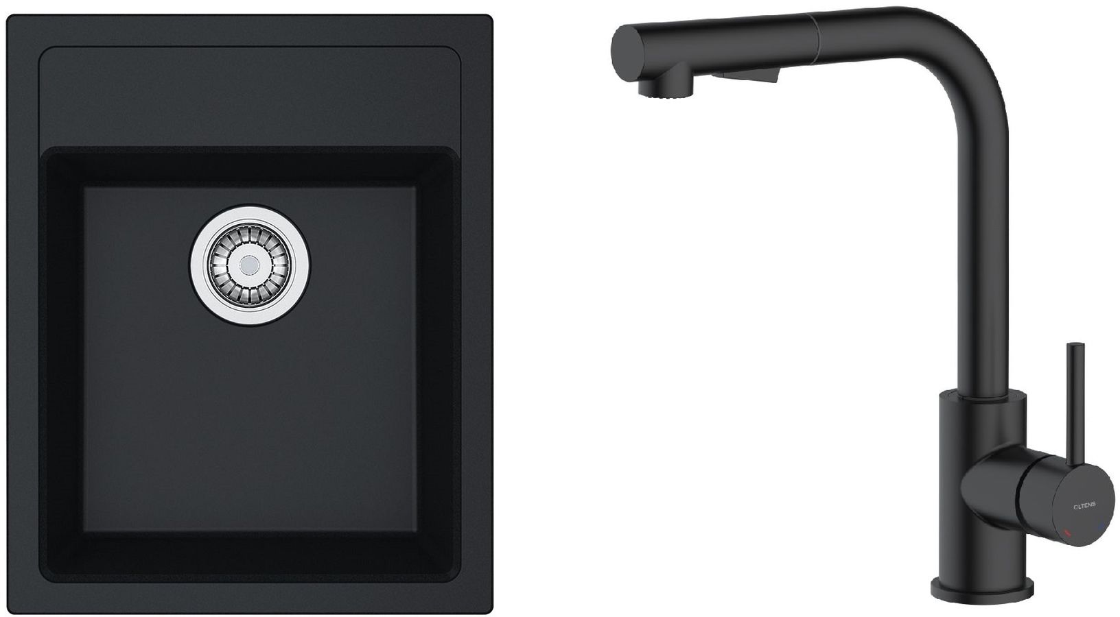 Súprava kuchynská batéria Oltens Myvat 35205300, drez Tectonite Franke Sirius 114.0503.041