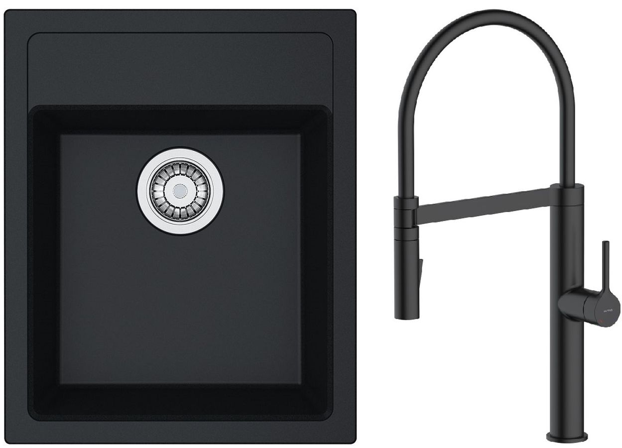 Súprava kuchynská batéria Oltens Borga 35207300, drez Tectonite Franke Sirius 114.0503.041