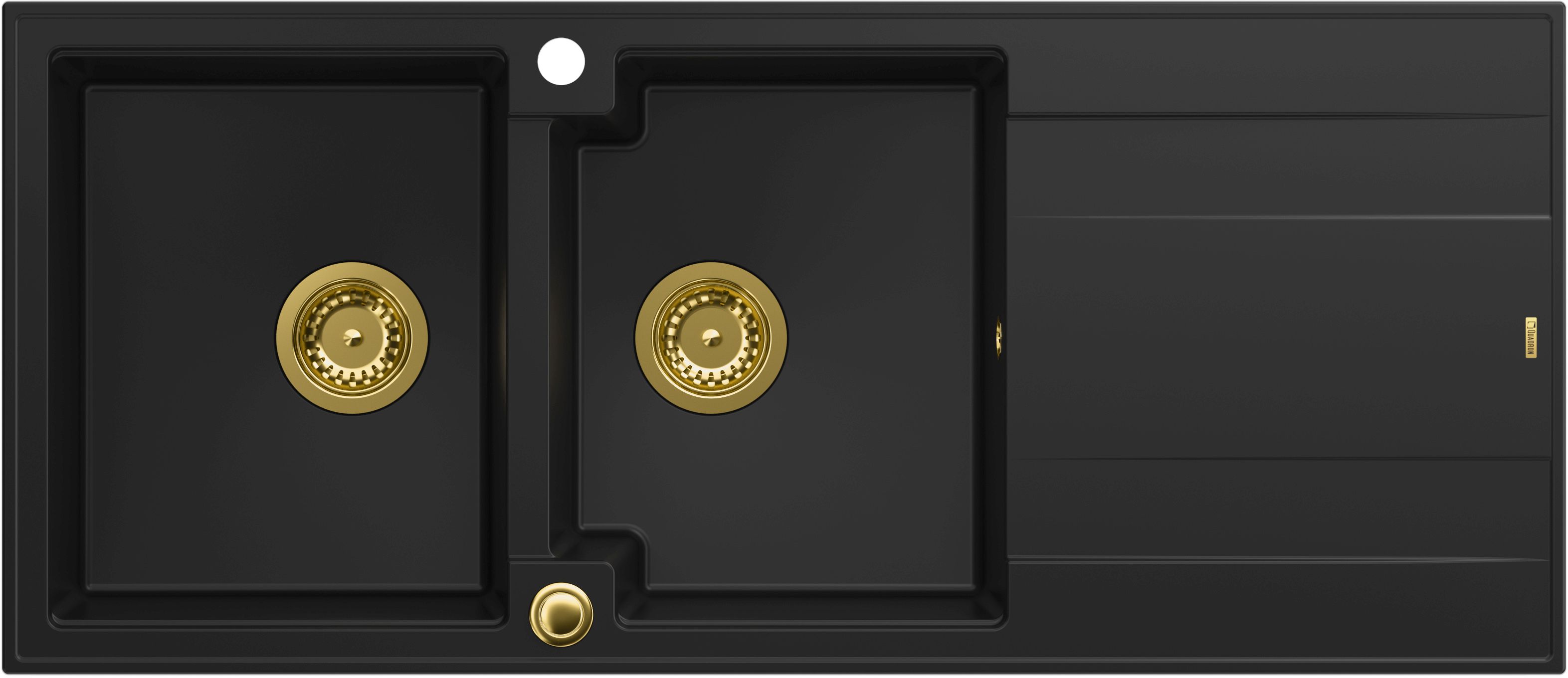 Quadron Evan drez graniteq 116x50 cm čierna HQE11650U7_PVDG1_P2O