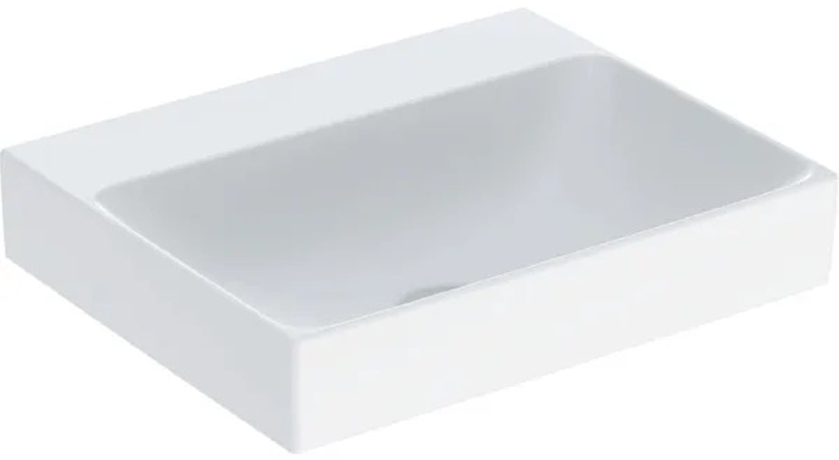 Geberit One umývadlo 60x48 cm obdĺžnik klasické umývadlo-vstavané umývadlo biela 505.021.01.1
