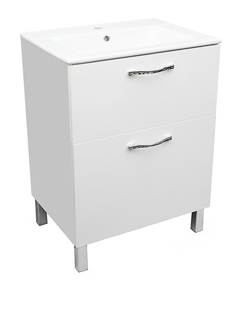 Cersanit Capri skrinka 59.4x44.6x77 cm stojacie pod umývadlo biela S598-036-DSM