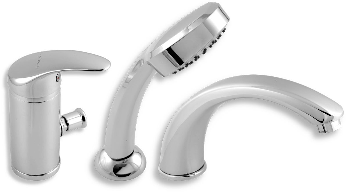 Novaservis Metalia 55 vaňová/sprchová batéria na vaňu chrómová 55045,0