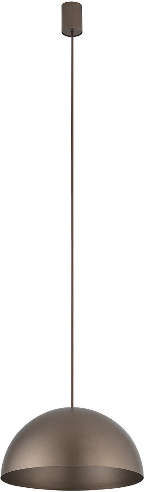 Nowodvorski Lighting Hemisphere závesné svietidlo 1x12 W hnedá 10618