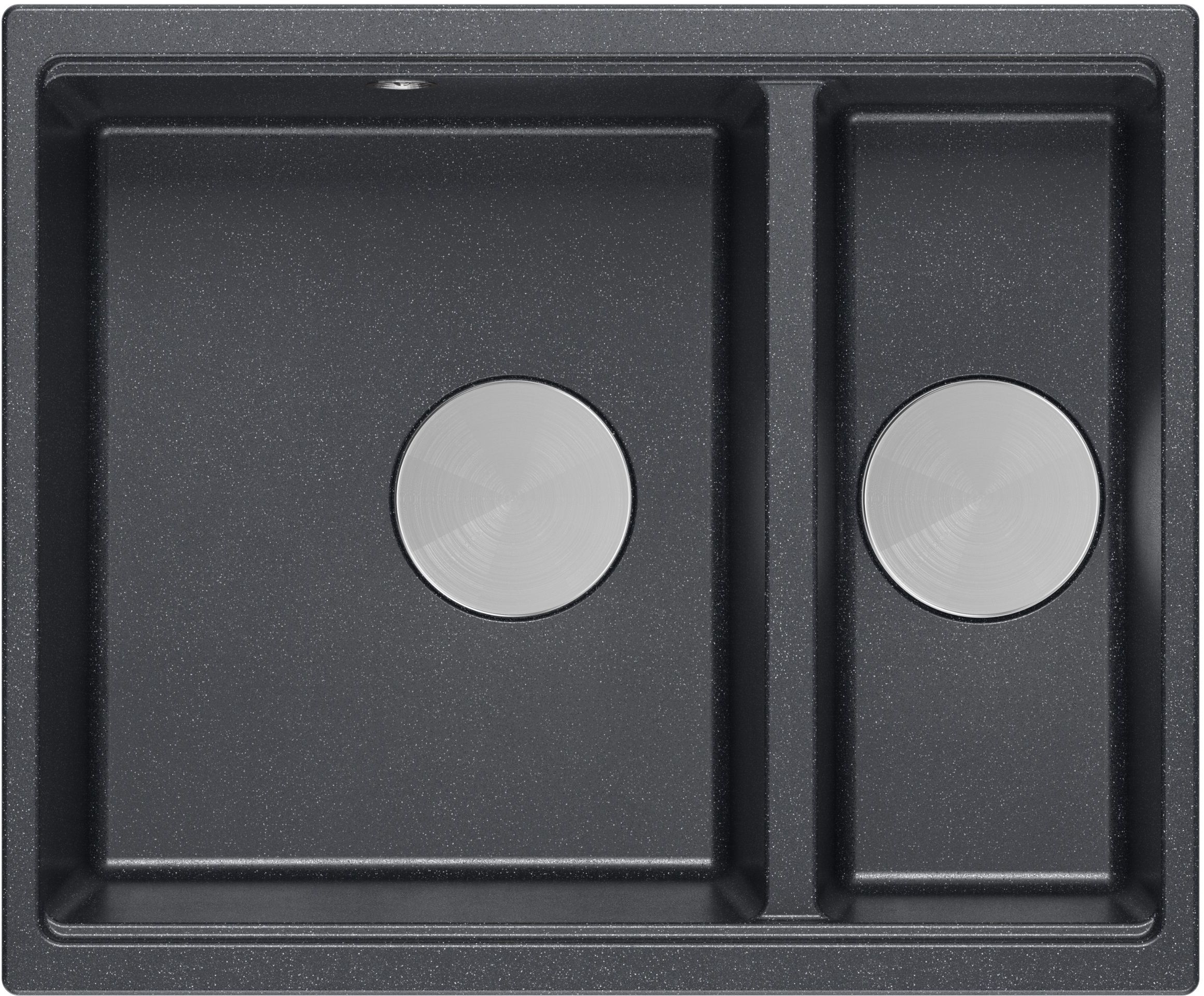 Quadron Logan drez graniteq 55x46 cm čierna-sivá/grafitová/ónyxová HCQL5646U8-BS_U