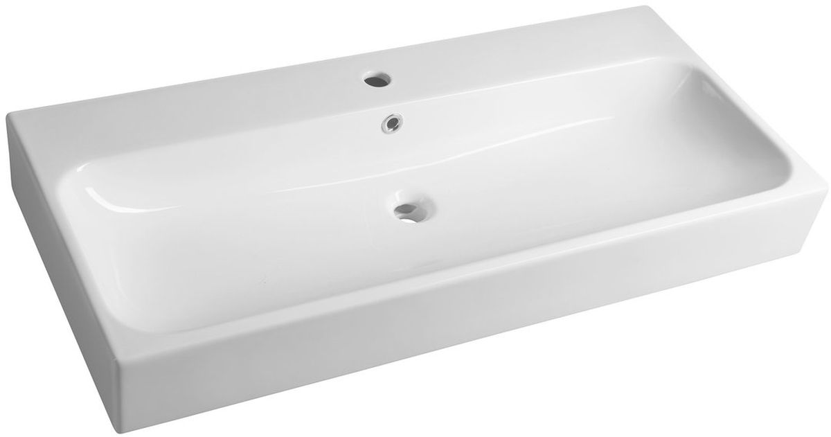 Sapho Toridi umývadlo 101x46.5 cm obdĺžnik klasické umývadlo biela TU0221