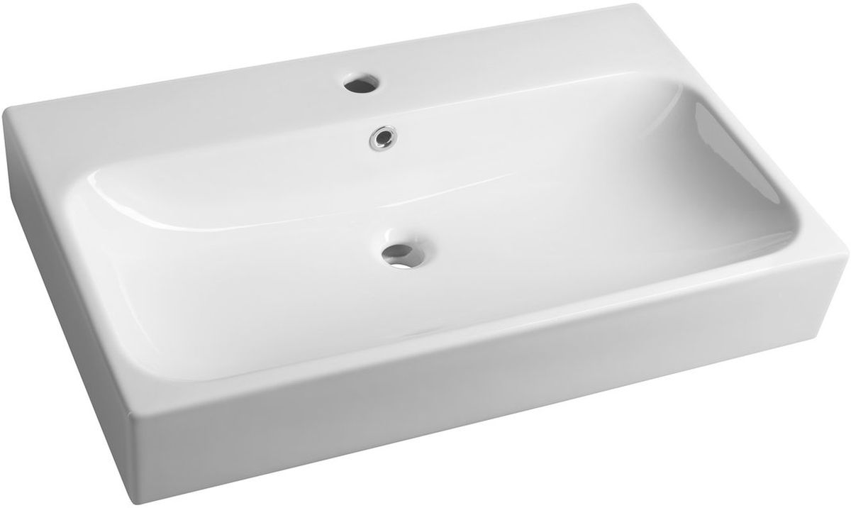 Sapho Toridi umývadlo 76x46.5 cm obdĺžnik klasické umývadlo biela TU0226
