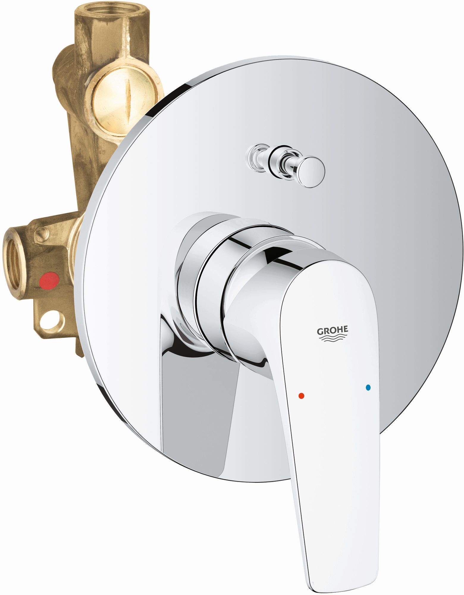 Grohe Start Flow vaňová/sprchová batéria podomietková StarLight Chrome 29117000