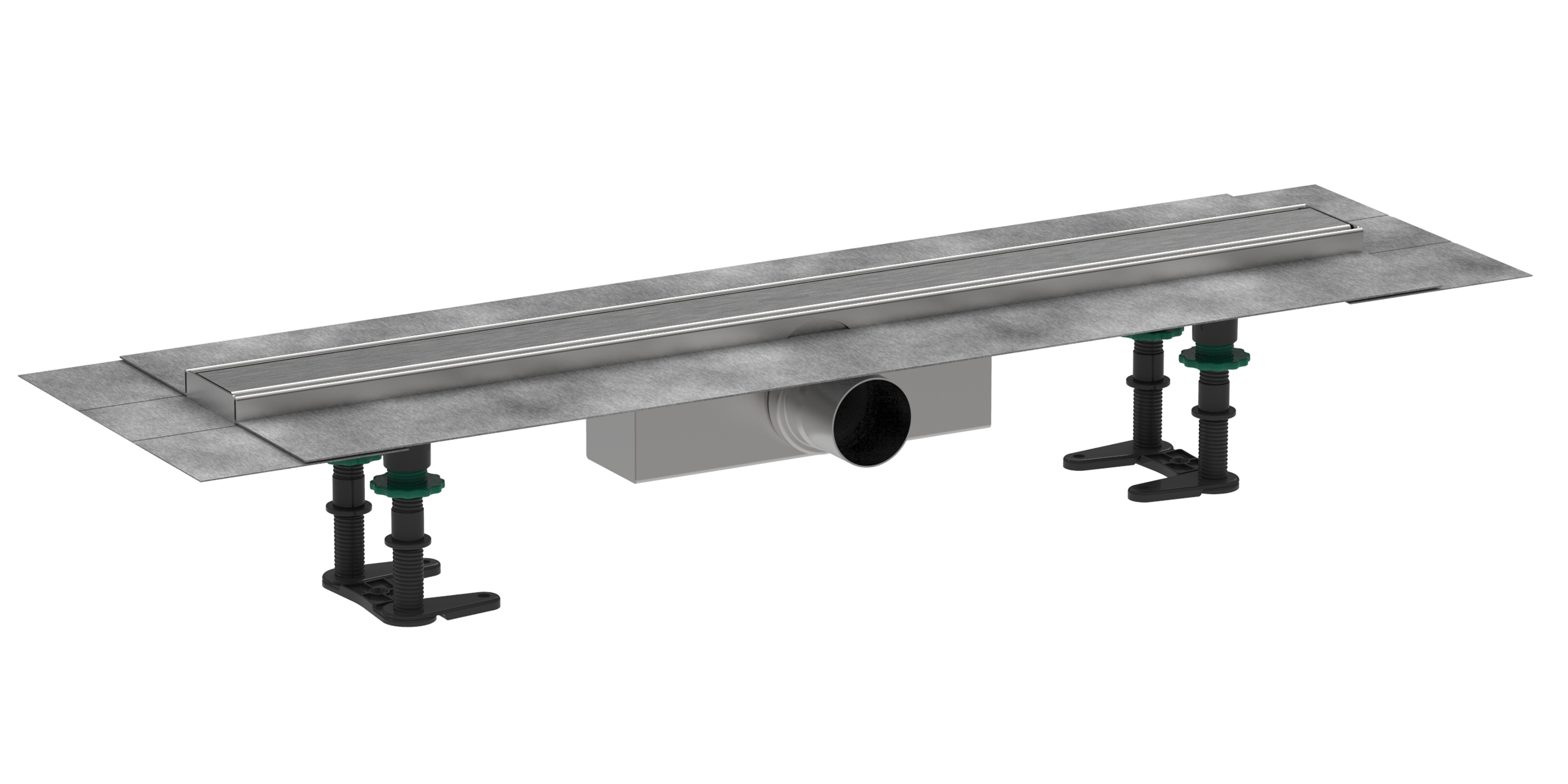 Hansgrohe RainDrain Compact lineárny odtok s mriežkou 70 cm 56176800