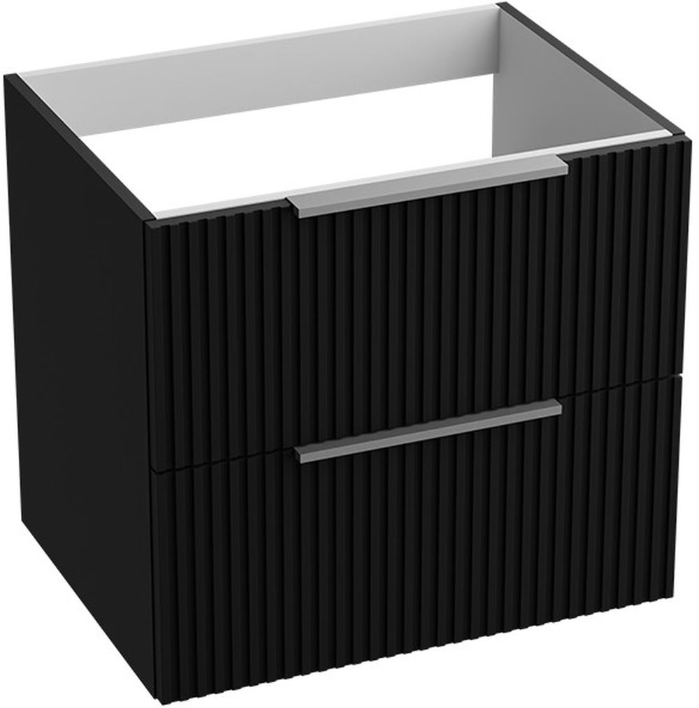 LaVita Oklahoma skrinka 60.5x46x54.2 cm závesná kúpeľňová skrinka pod umývadlo čierna 5900378334651