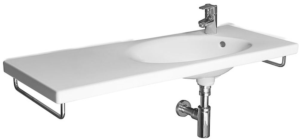 Jika Tigo umývadlo 100x38.5 cm obdĺžnik umývadlo na nábytok biela H8122190001061