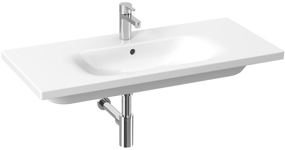 Jika Mio umývadlo 100x45 cm obdĺžnik klasické umývadlo biela H8147130001041