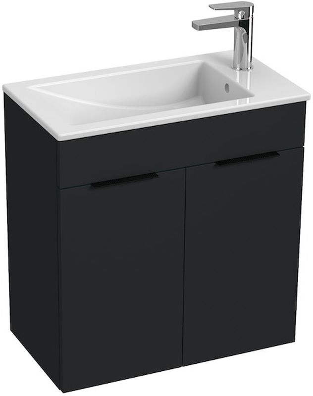 Jika Cube umývadlo so skrinkou 59 cm antracitová H4536311763521
