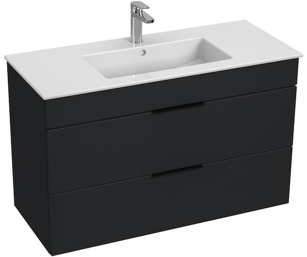 Jika Cube umývadlo so skrinkou 98 cm antracitová H4536521763521