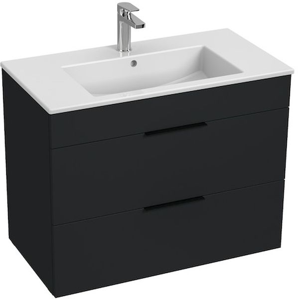 Jika Cube umývadlo so skrinkou 79 cm antracitová H4537621763521