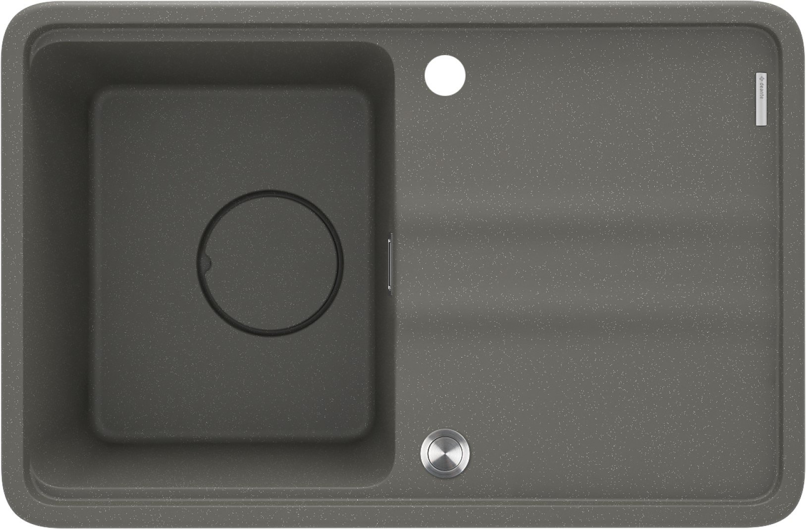 Deante Momi granitový drez 67x44 cm antracitová ZKM_T11A