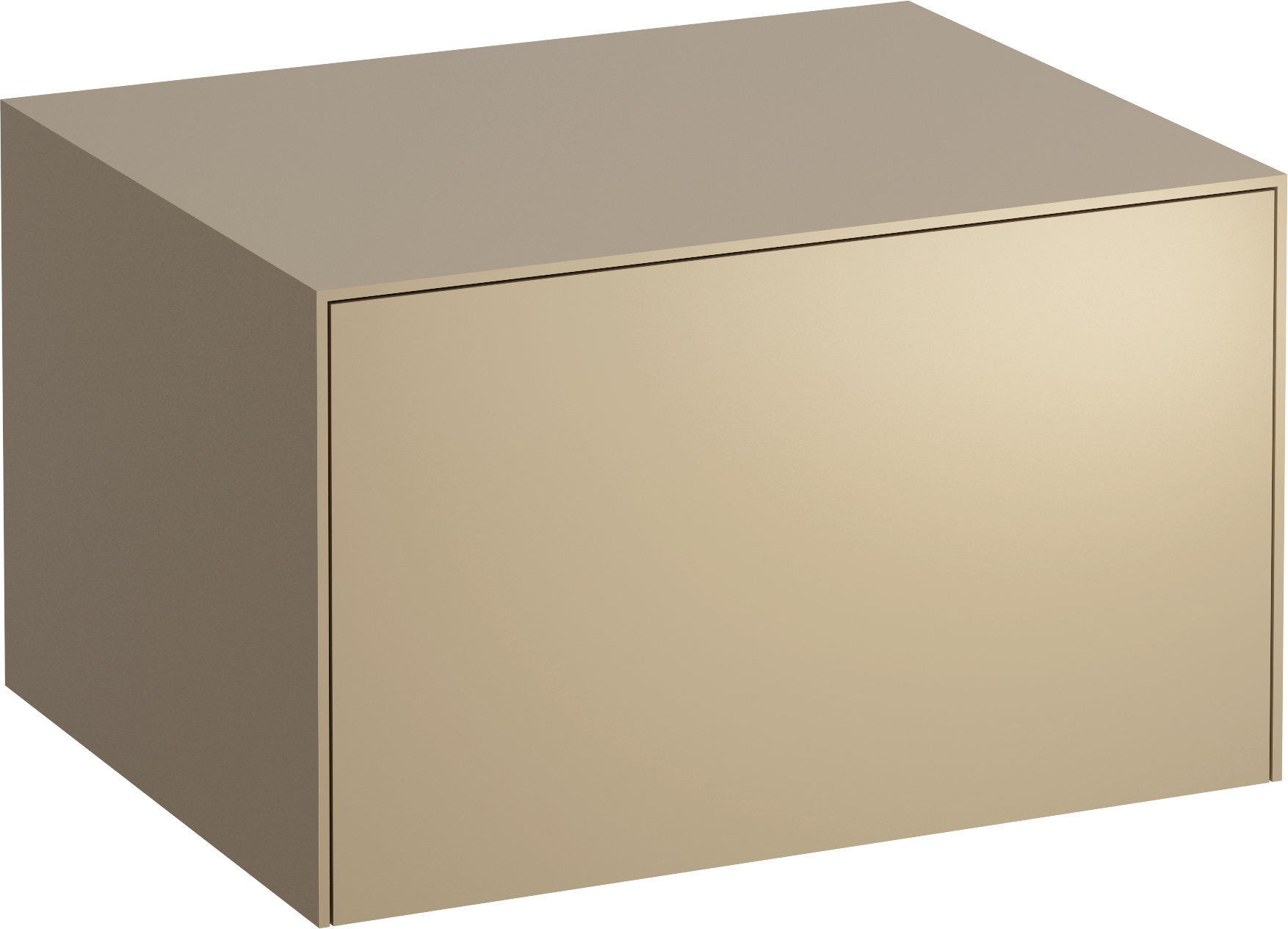 Laufen Sonar skrinka s pracovnou doskou 57.5x45.5x34 cm zlatá H4054000340401