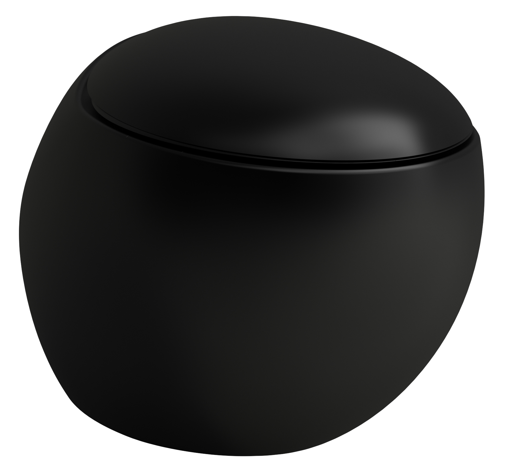 Laufen Il Bagno Alessi wc misa závesná bez splachovacieho kruhu čierna H8209717160001