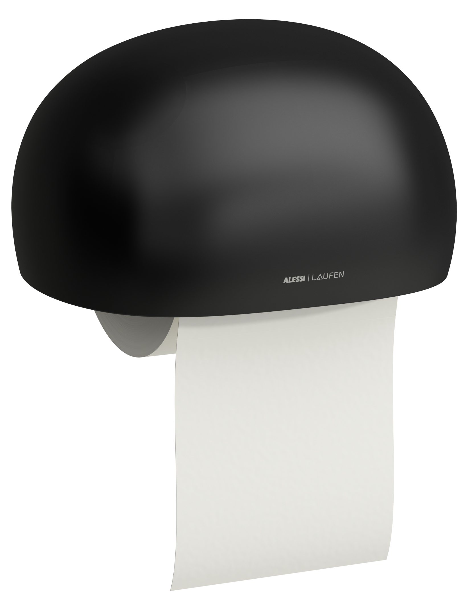 Laufen Il Bagno Alessi držiak na toaletný papier čierna H8709707160001