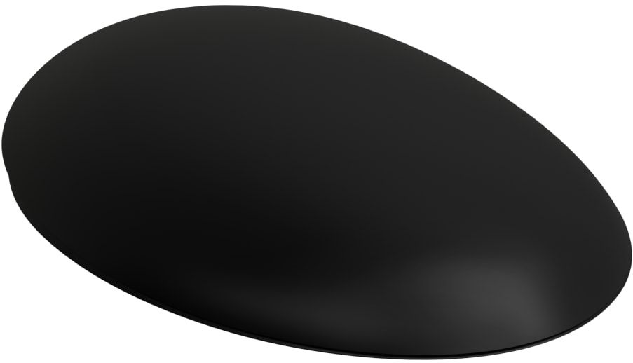 Laufen Il Bagno Alessi wc dosky s pomalým sklápaním čierna H8929717160001