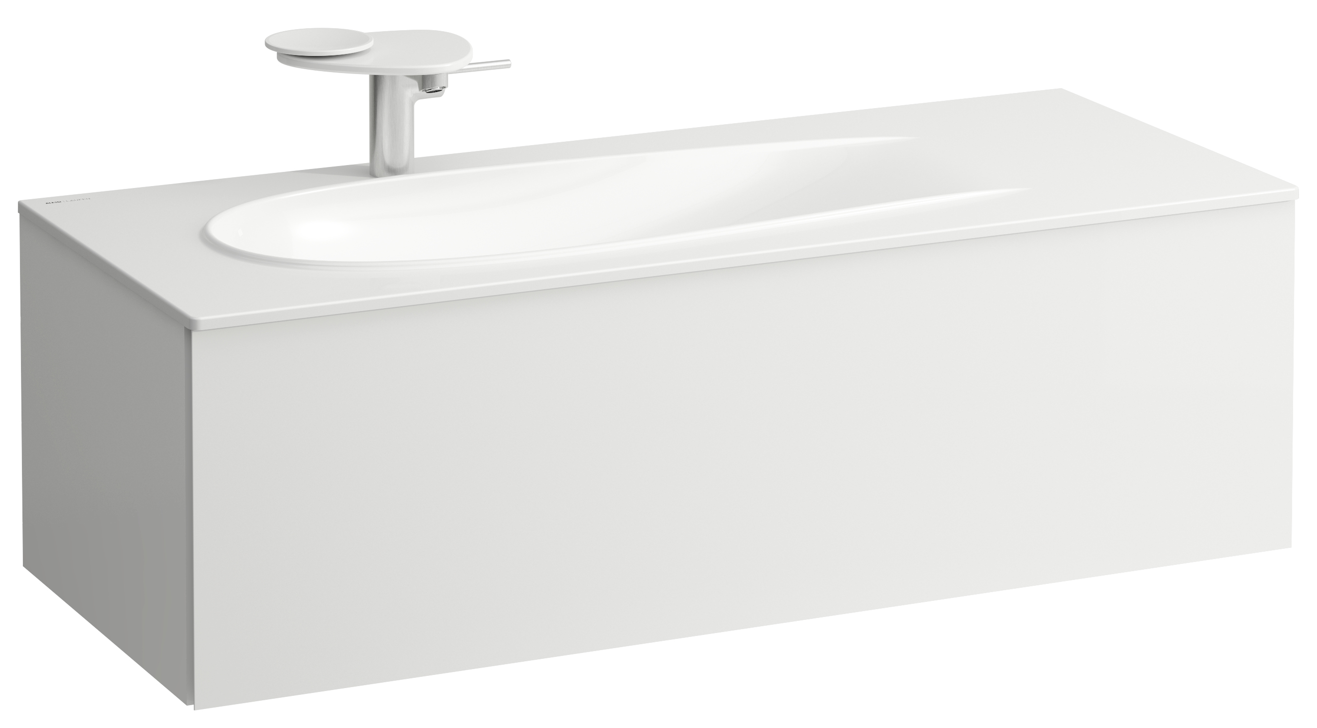 Laufen Il Bagno Alessi skrinka 119.5x49x36.5 cm závesné pod umývadlo biela H4304410972601