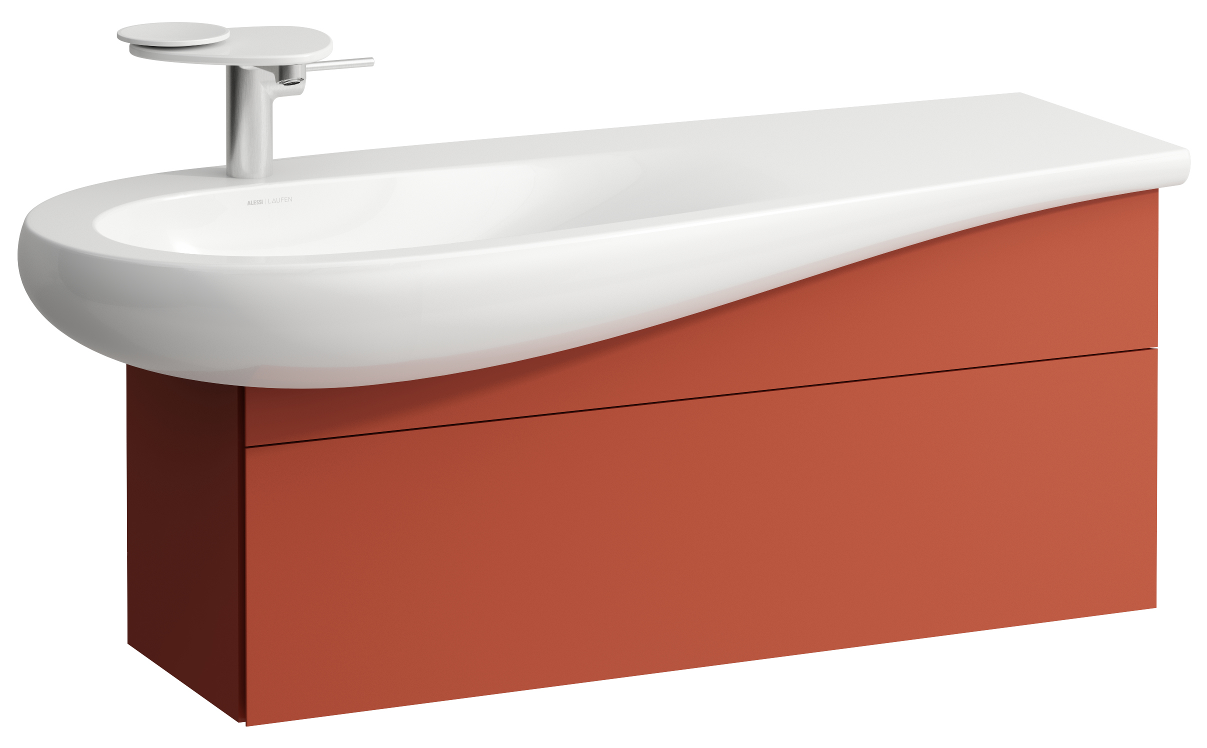Laufen Il Bagno Alessi skrinka 99.5x32x34 cm závesná kúpeľňová skrinka pod umývadlo H4304210972691