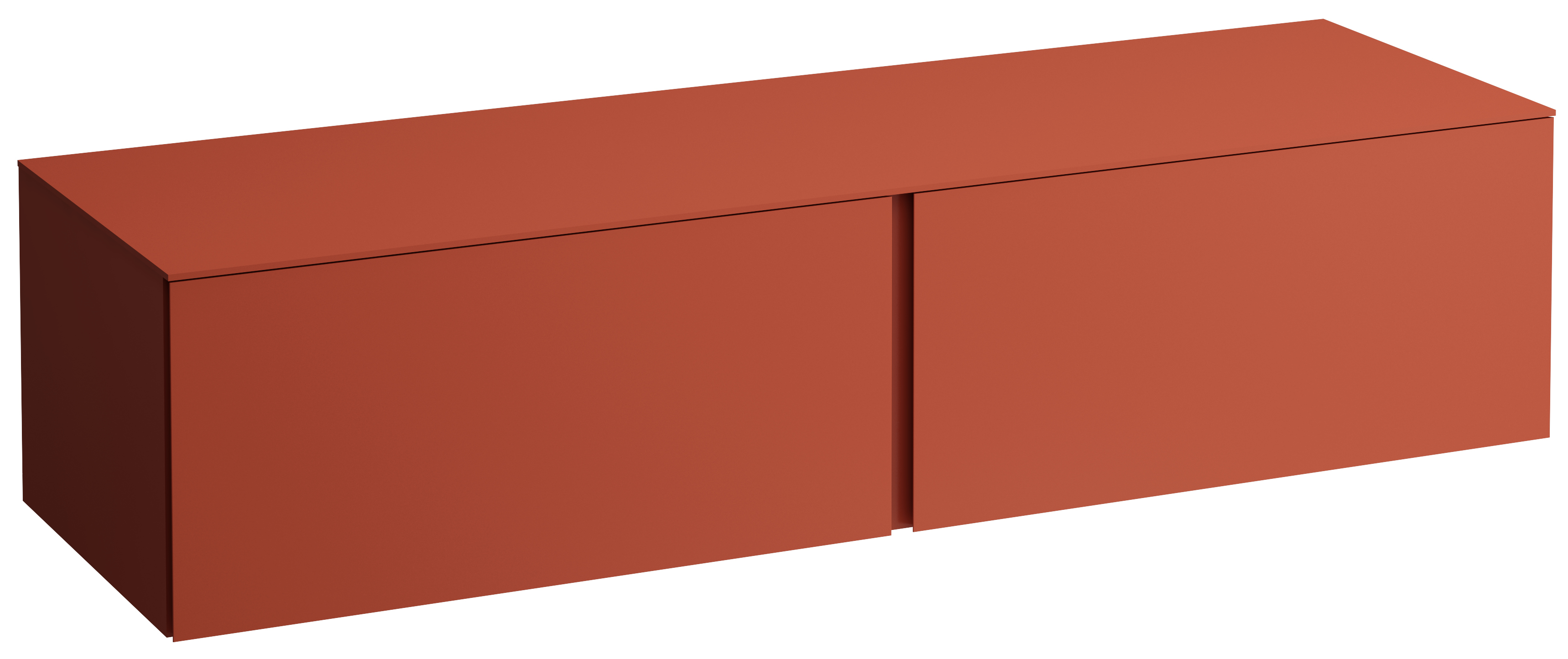 Laufen Il Bagno Alessi skrinka s pracovnou doskou 160x50x37 cm závesná kúpeľňová skrinka pod umývadlo H4303300972691