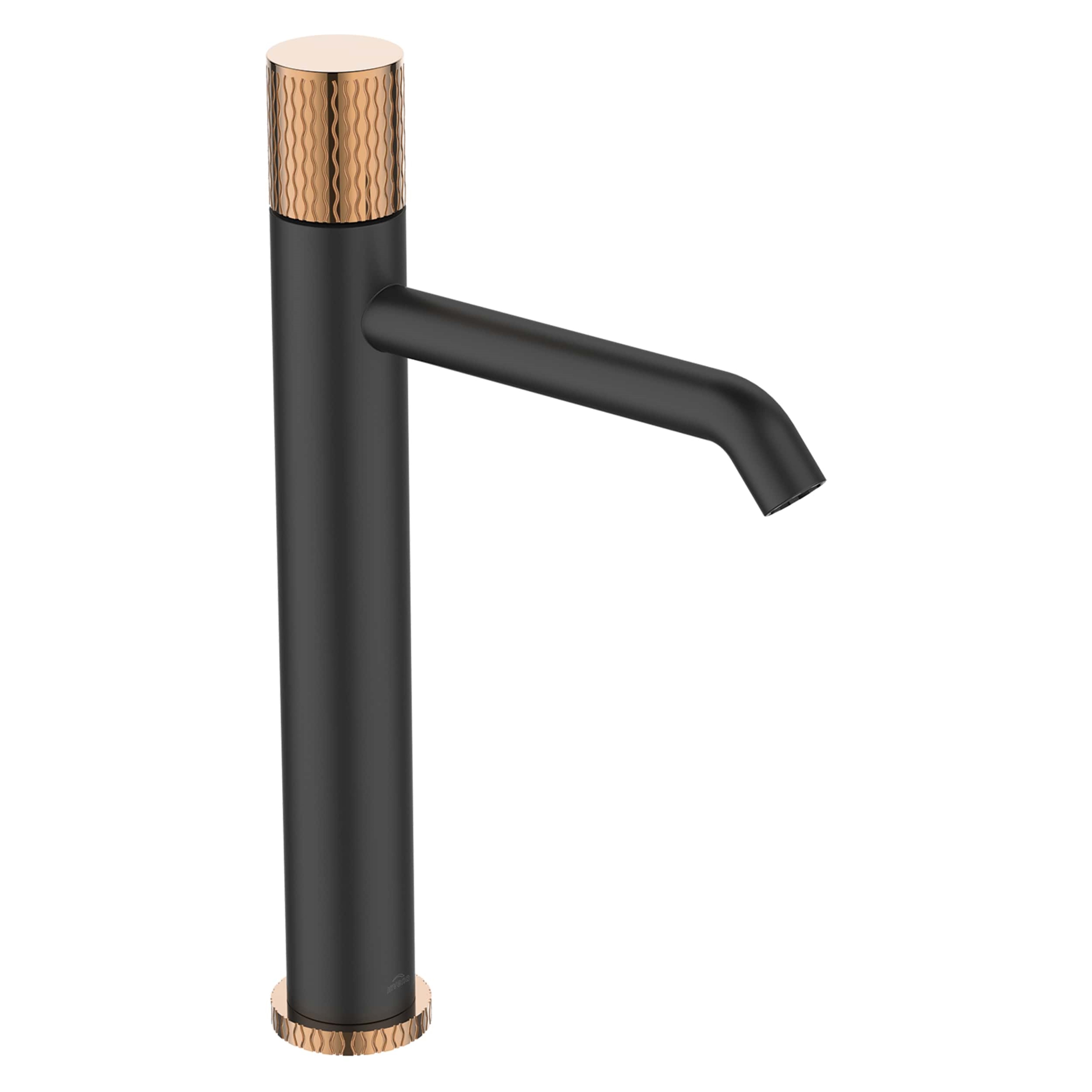 Invena Moonlight umývadlová batéria stojanková čierna-zlatá BU77W14