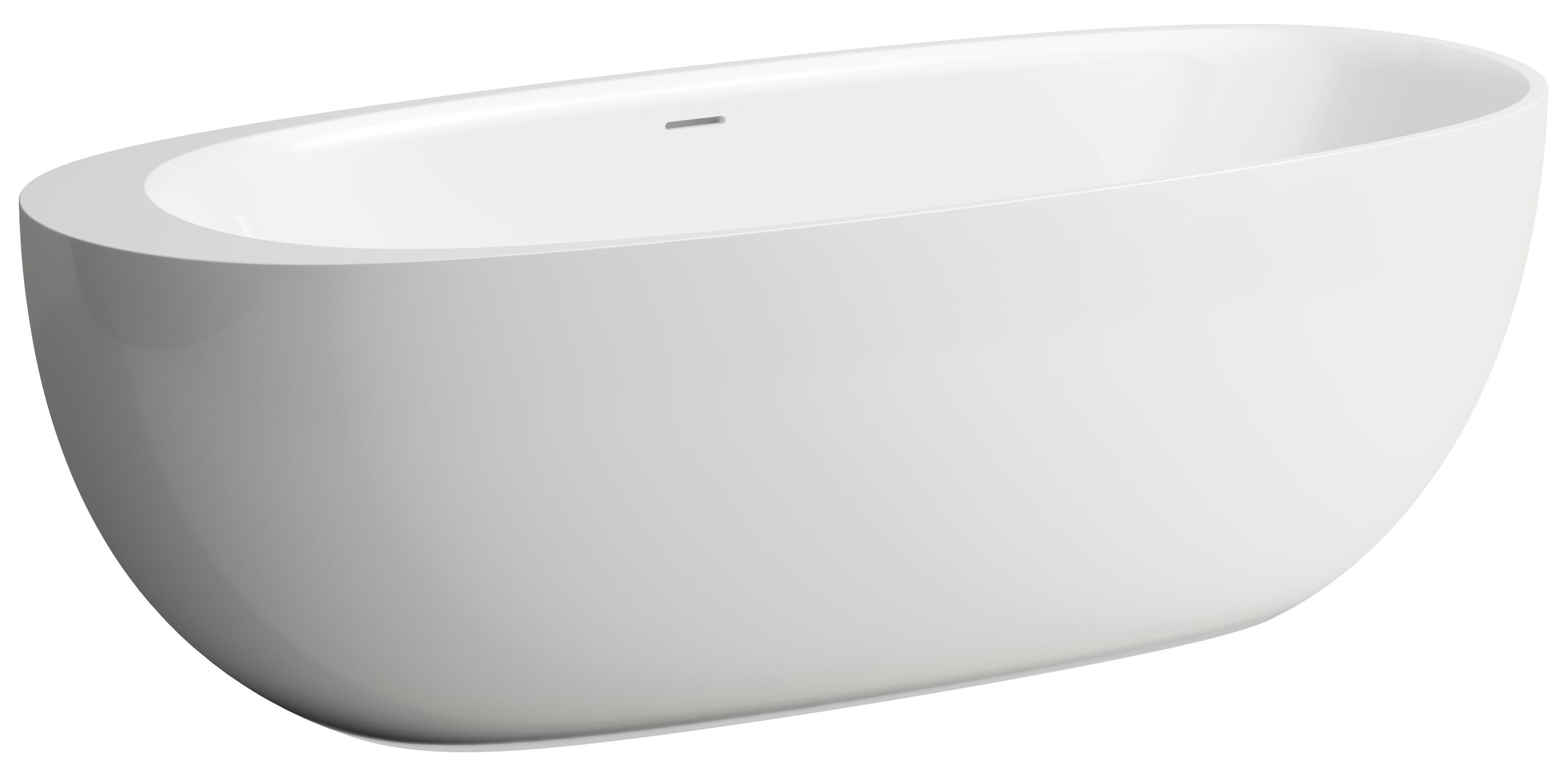 Laufen Il Bagno Alessi voľne stojaca vaňa 185x80 cm oválne biela H2209720000001