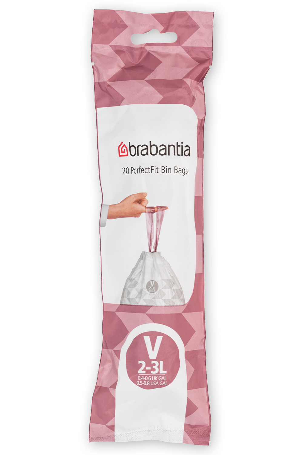 Brabantia PerfectFit vrecia na odpadky 3 l biela 116582