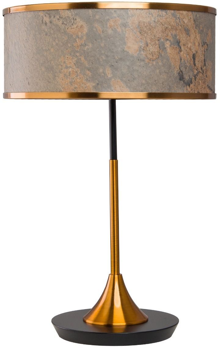 Abigali Marble Stone stolová lampa 1x40 W zlatá-sivá MTLR-6630-601B