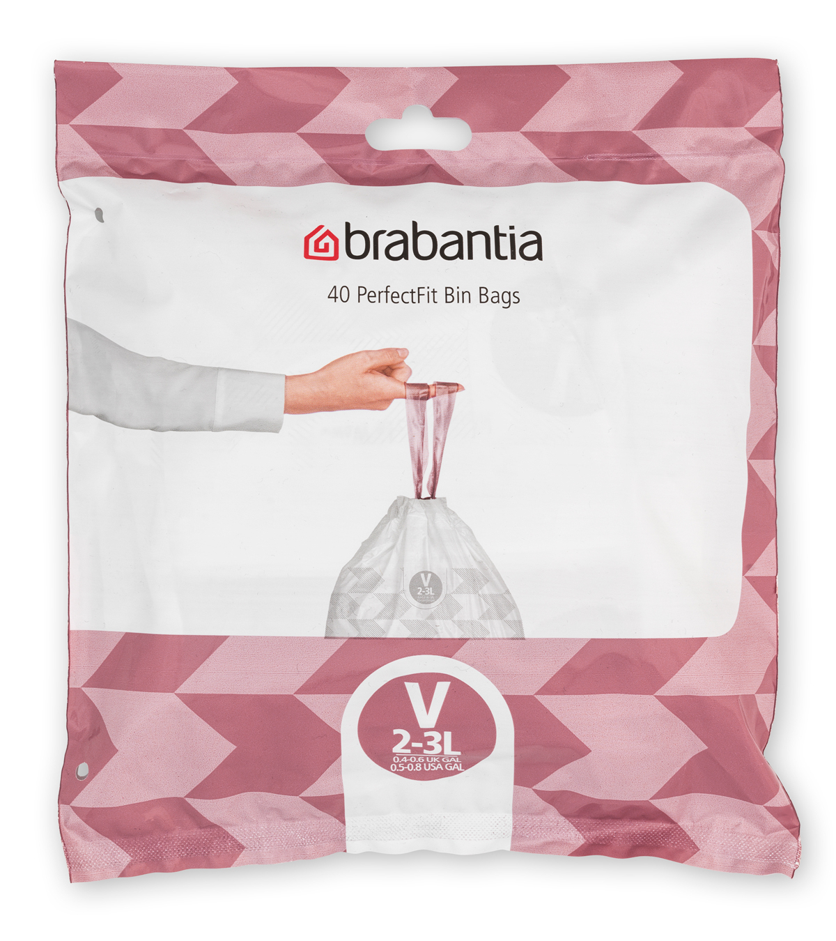 Brabantia PerfectFit vrecia na odpadky 3 l biela 100253