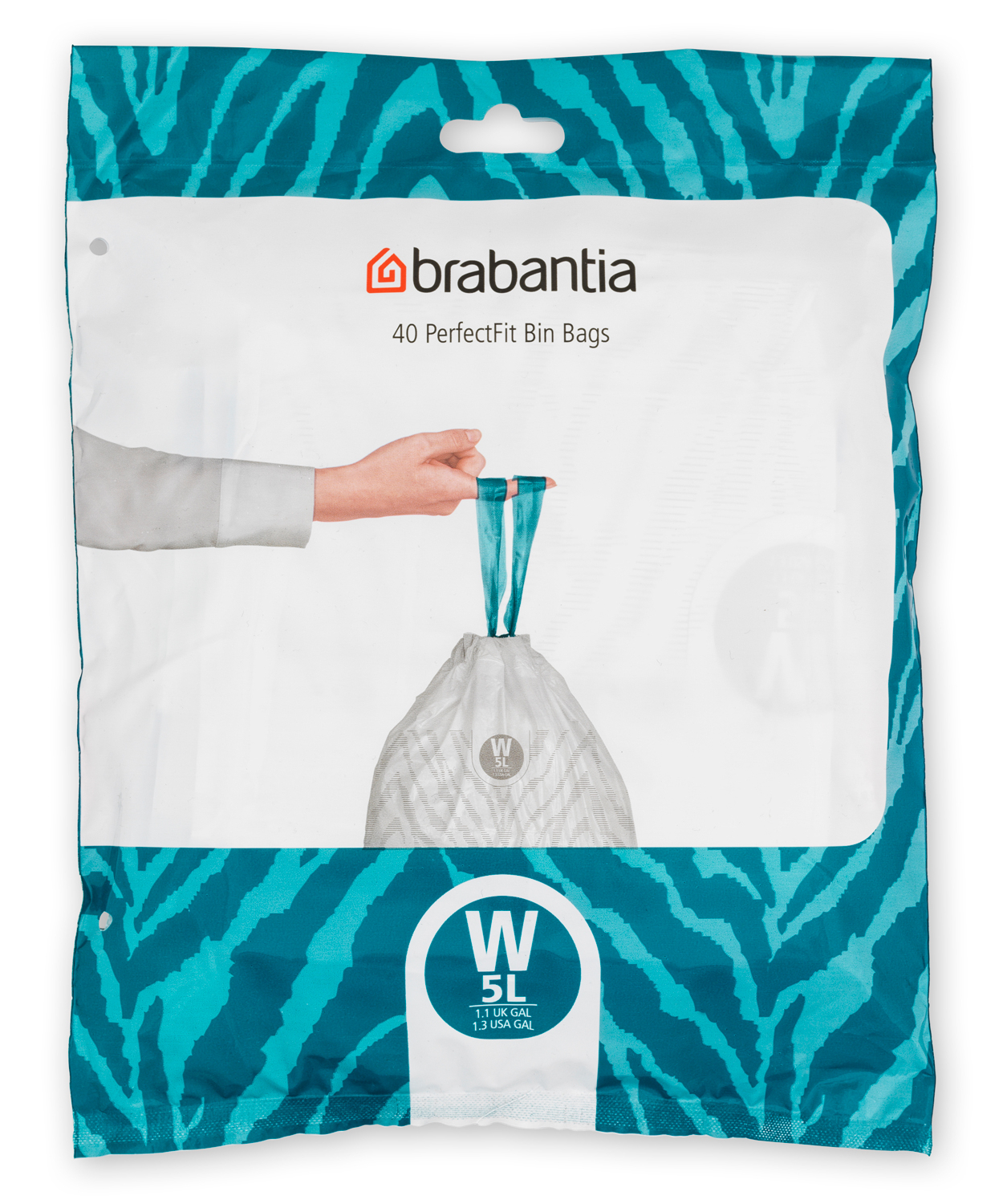 Brabantia PerfectFit vrecia na odpadky 5 l biela 137846